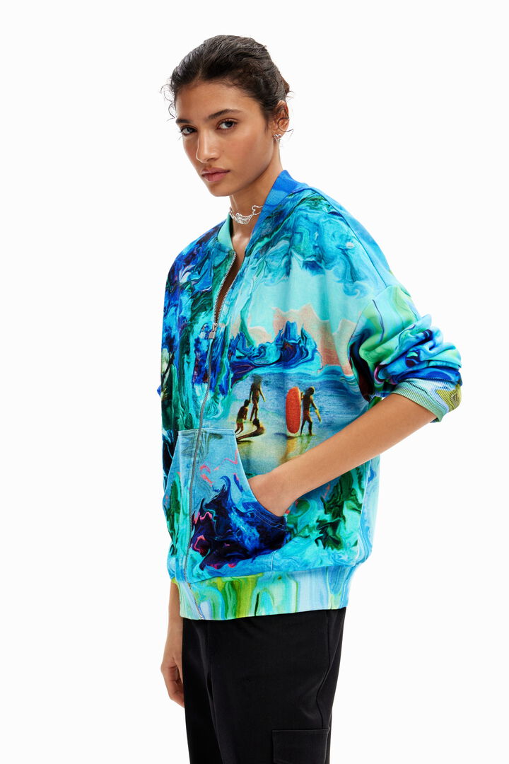 M. Christian Lacroix arty sweatshirt | Desigual