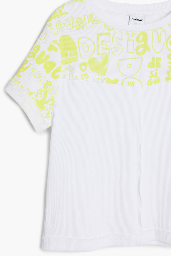 Short-sleeve T-shirt with lettering | Desigual
