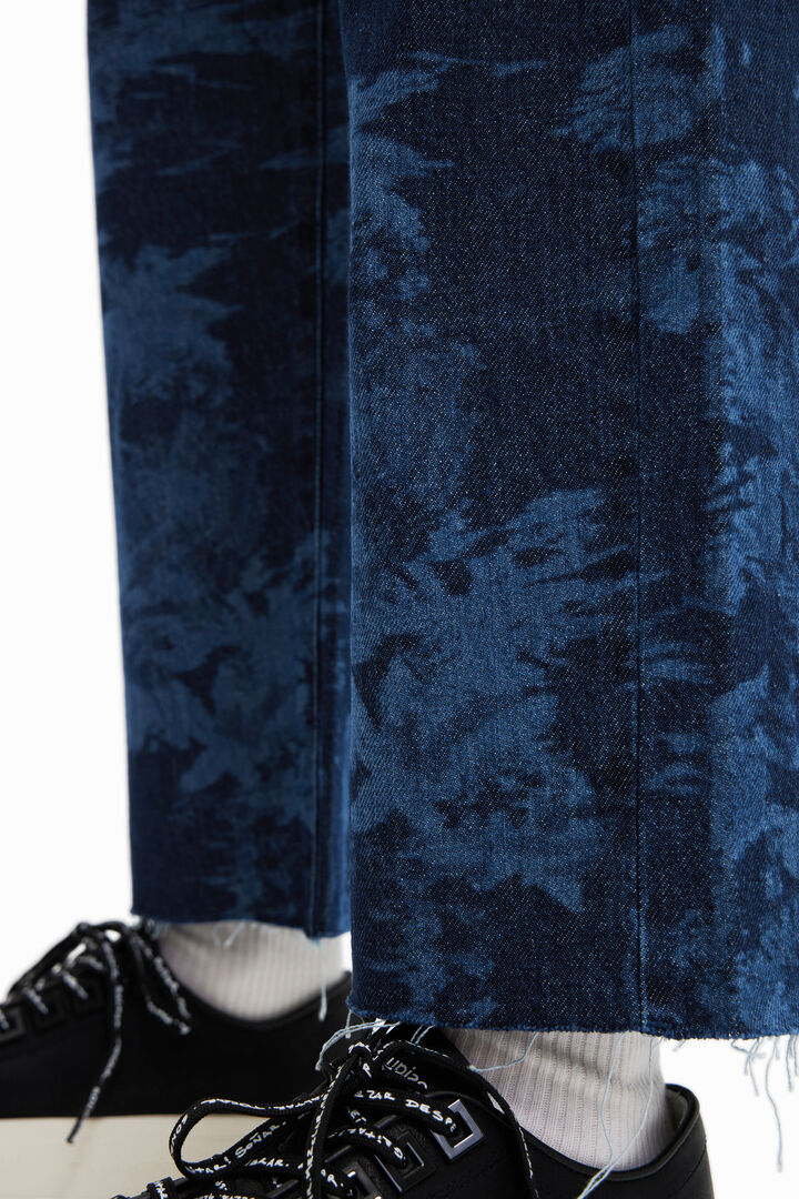 Vaqueros Boyfriend twisted palmeras | Desigual