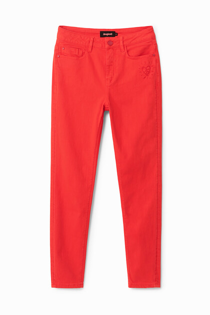 Pantalón vaquero skinny tobillero