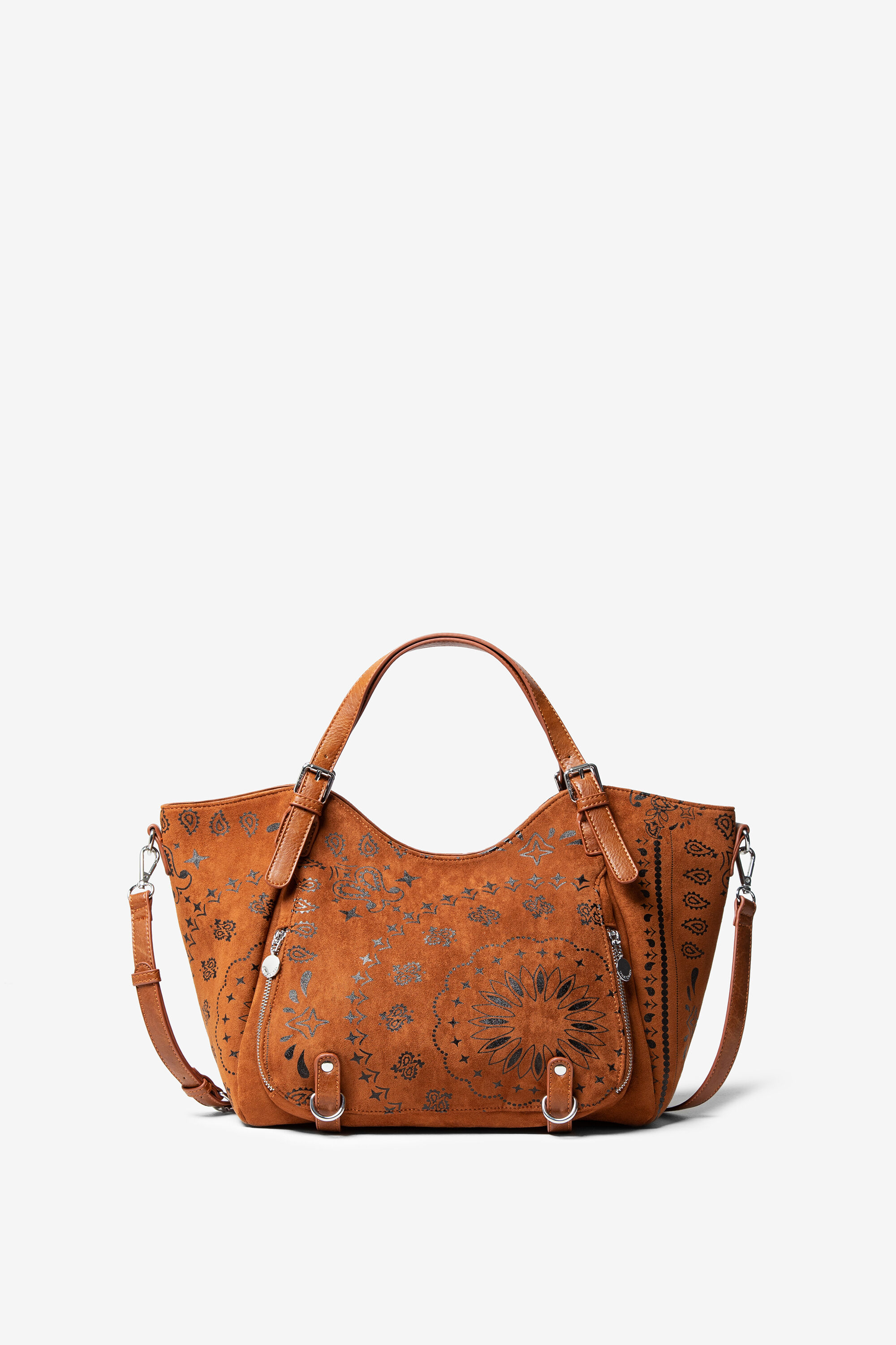 Sac desigual couleur camel best sale