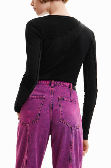 Samarreta patch canalé | Desigual
