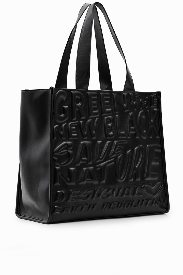Bolso shopper mensajes | Desigual