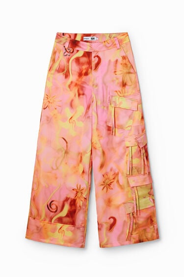 Pantalon à fleurs Collina Strada | Desigual