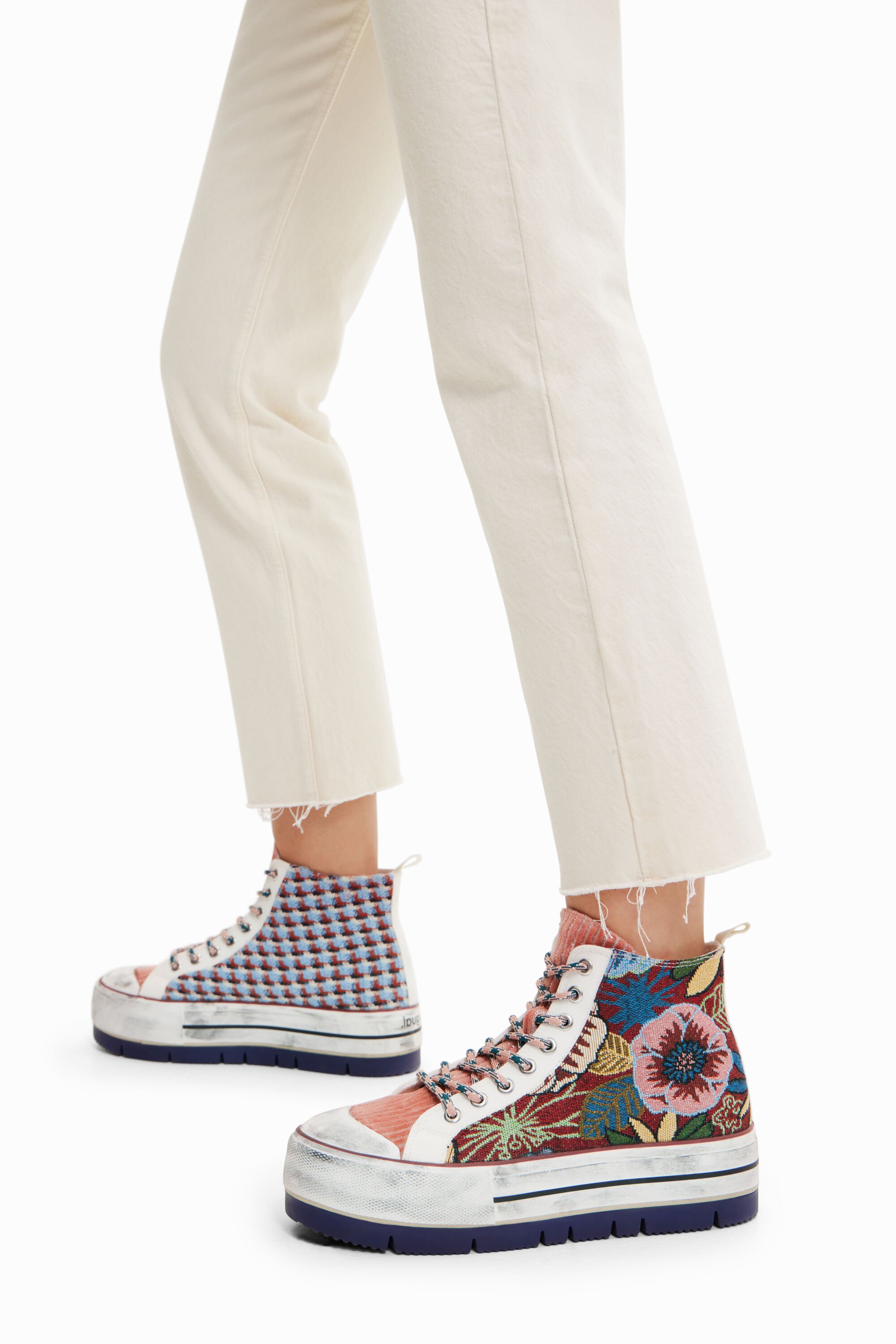 Basket hot sale montante desigual