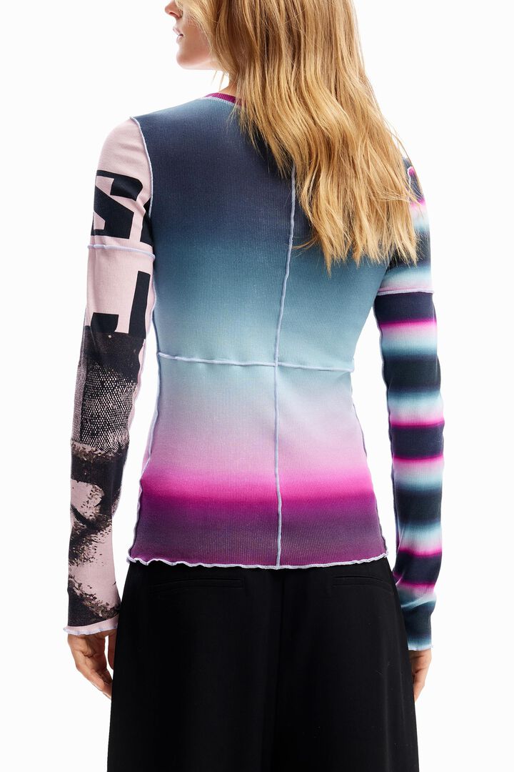 Camiseta patchwork tie-dye | Desigual