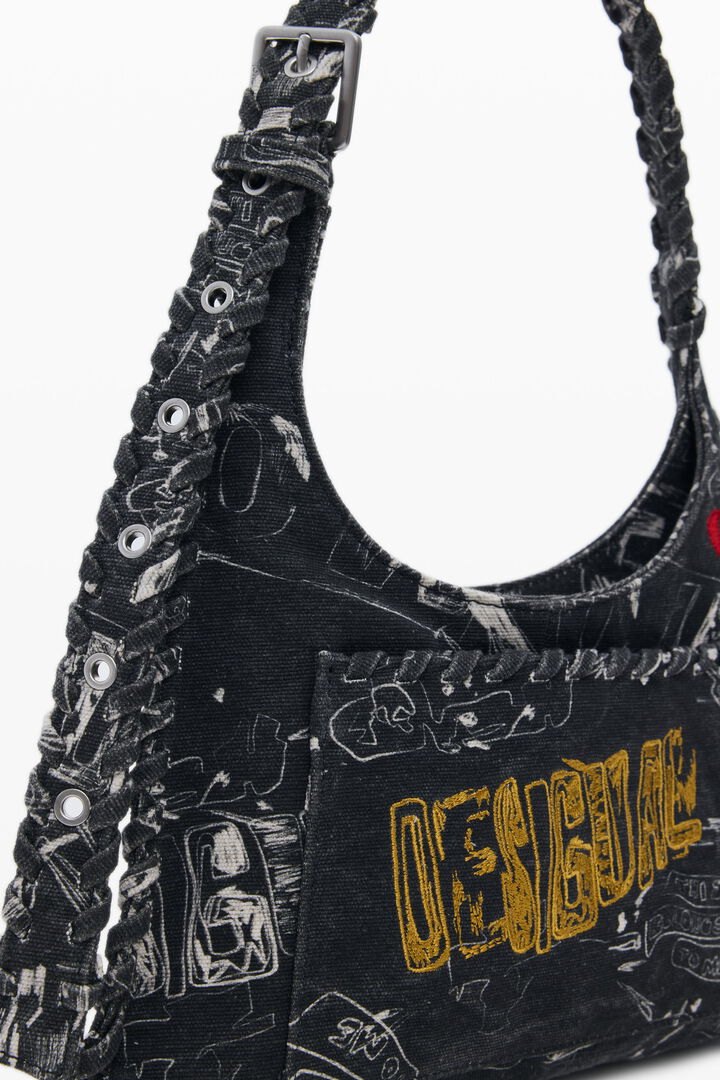 SCHWARZE STOFFTASCHE | Desigual