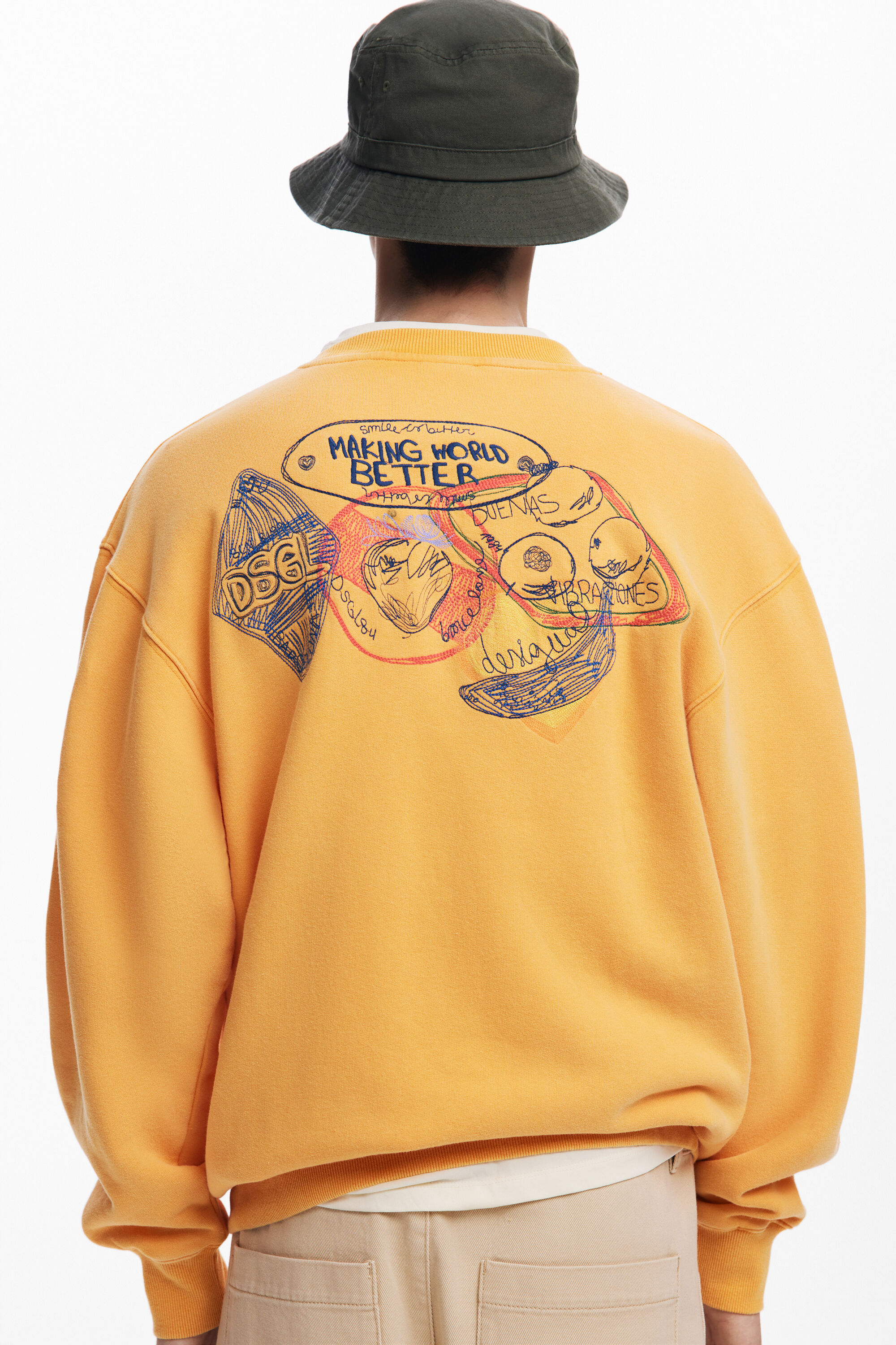 Embroidered sweatshirt