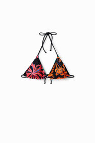 Top biquini triangular reversible | Desigual