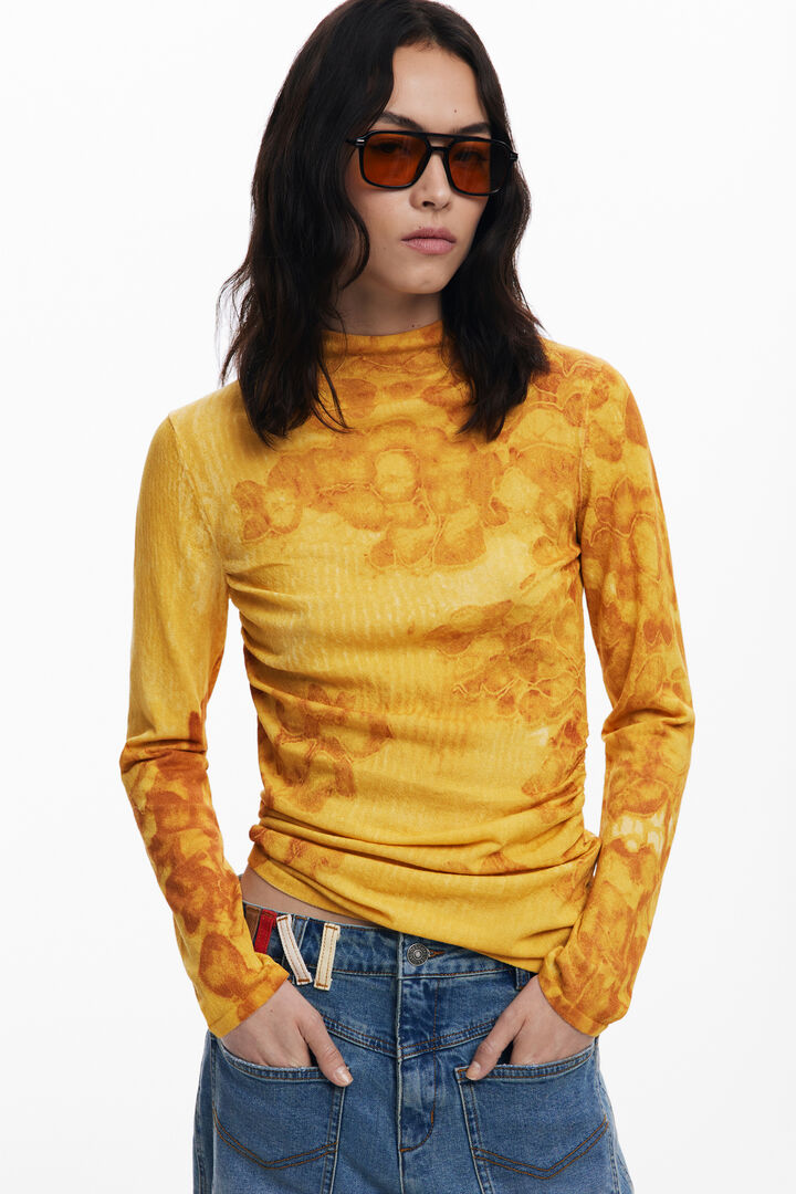 Long fine watercolor sweater | Desigual