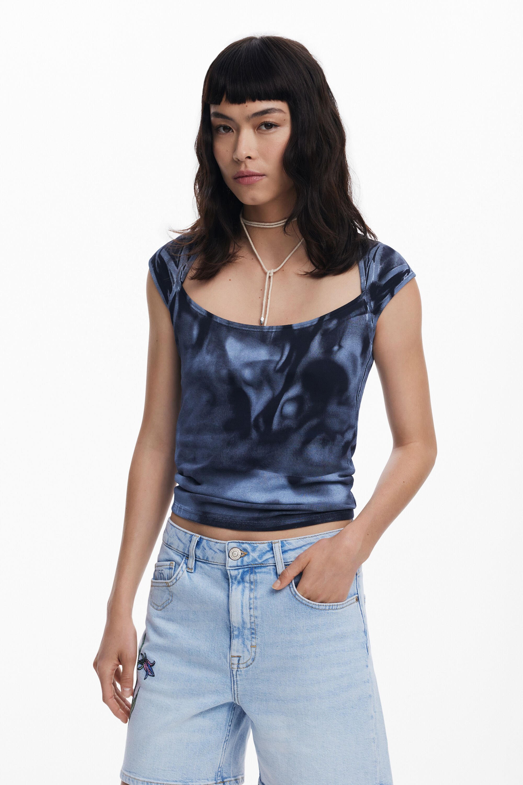 T-shirt à manches courtes dégradé - Desigual - Modalova