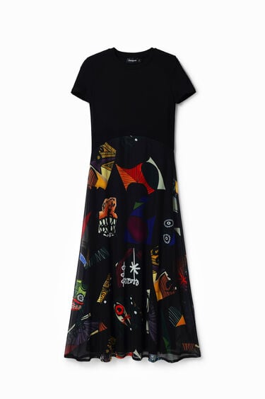 Sukienka łączona mini M. Christian Lacroix | Desigual