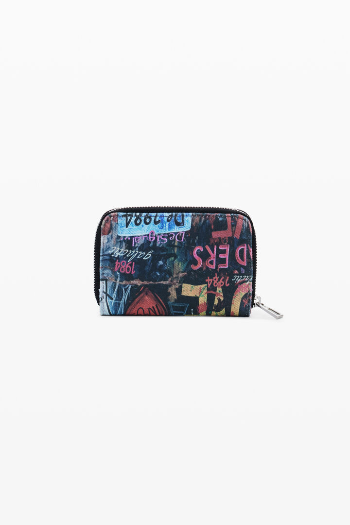 Petit porte-monnaie graffiti chat | Desigual