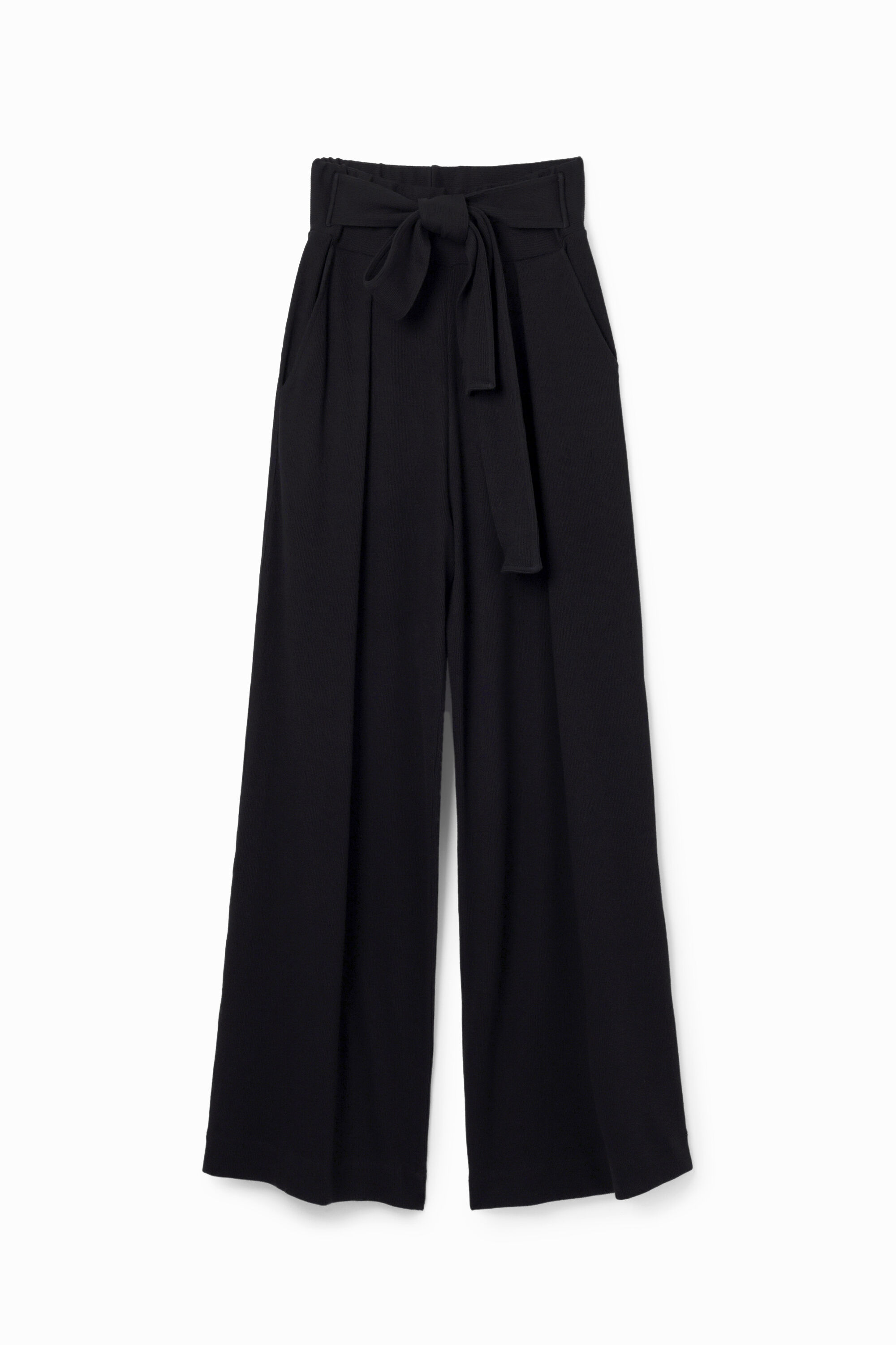 Desigual Wide-leg knit trousers