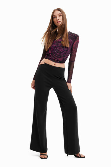 Cut-out chain trousers | Desigual