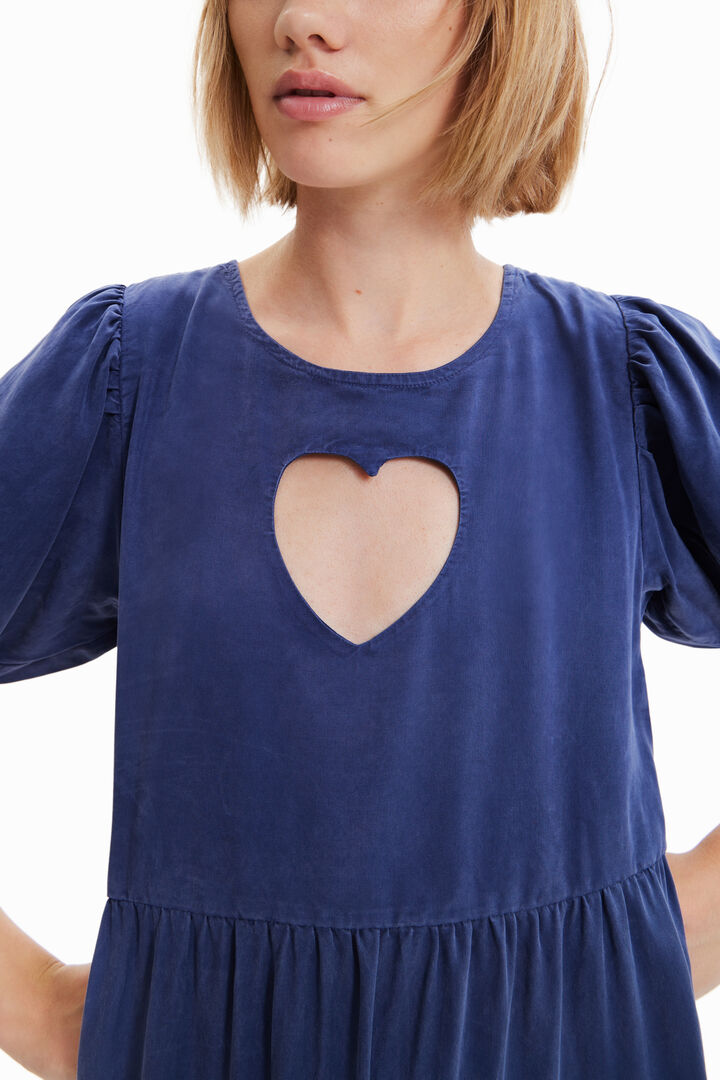 Vestido midi corazón | Desigual