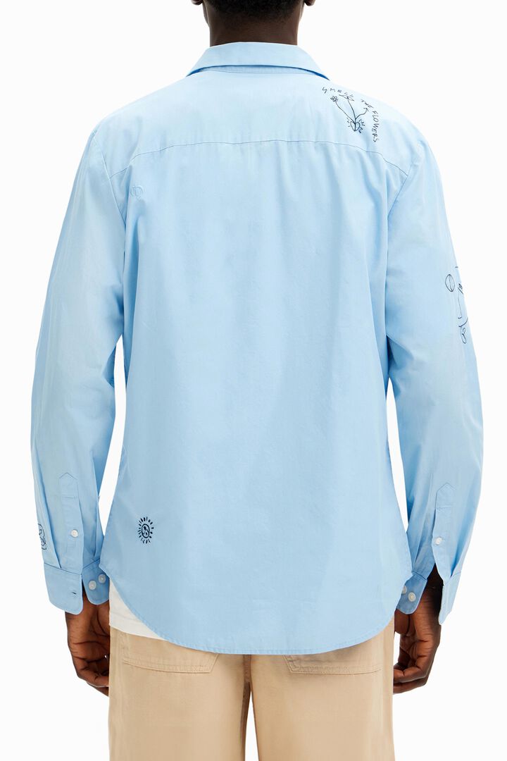 Embroidered details shirt