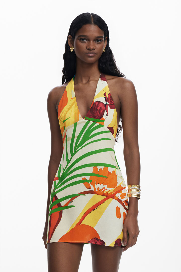 Robe courte tropicale | Desigual