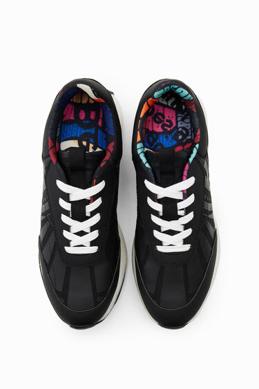 Running sneakers with rubberised details | Desigual