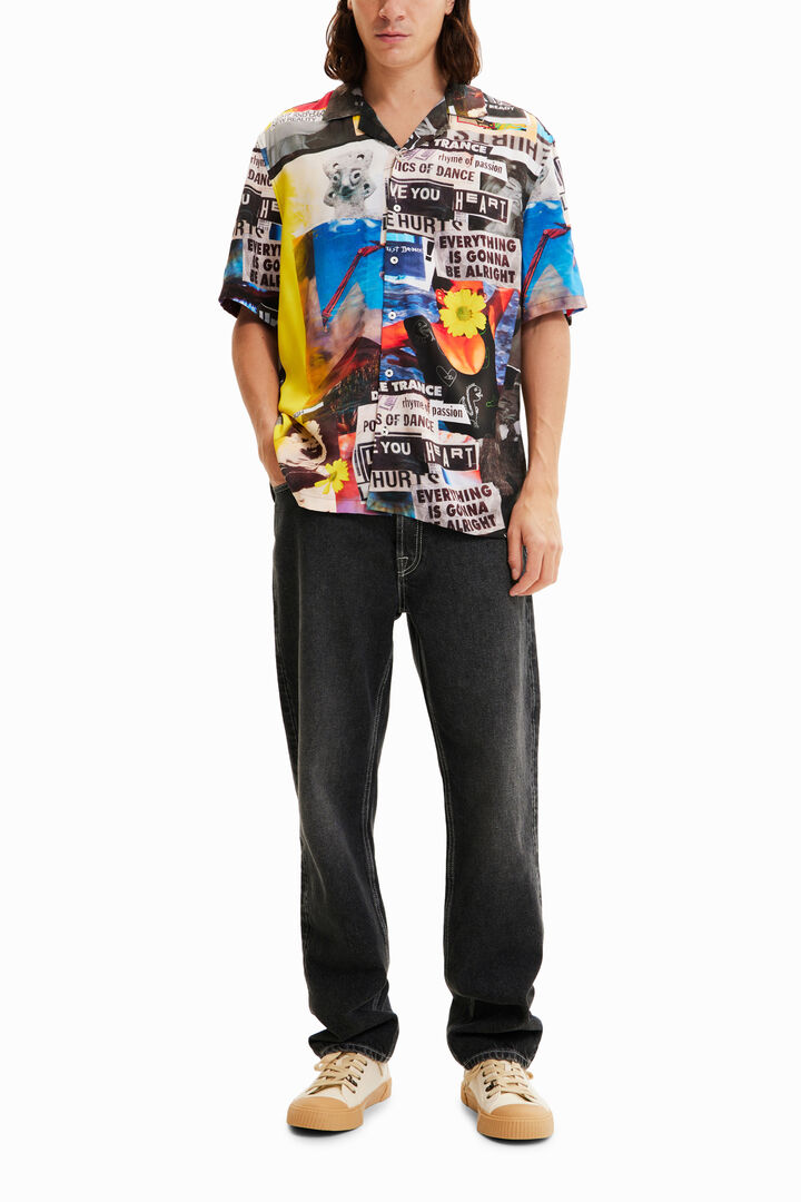 Camisa resort periódico | Desigual