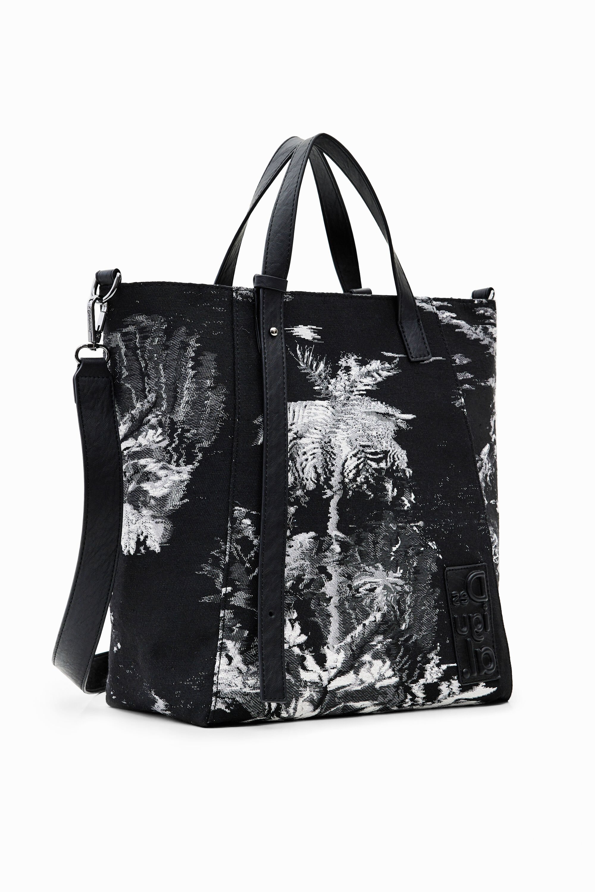 Large tropical shopper bag