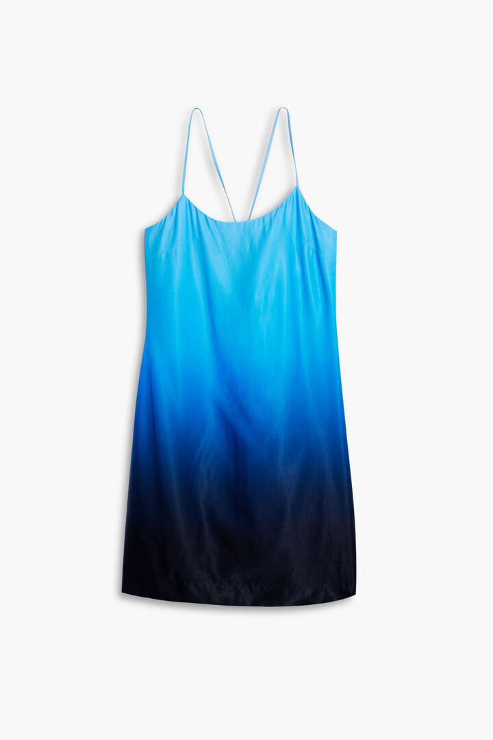 Gradient spaghetti strap short dress | Desigual