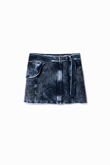 Minifaldilla ronyonera Nathy Peluso | Desigual