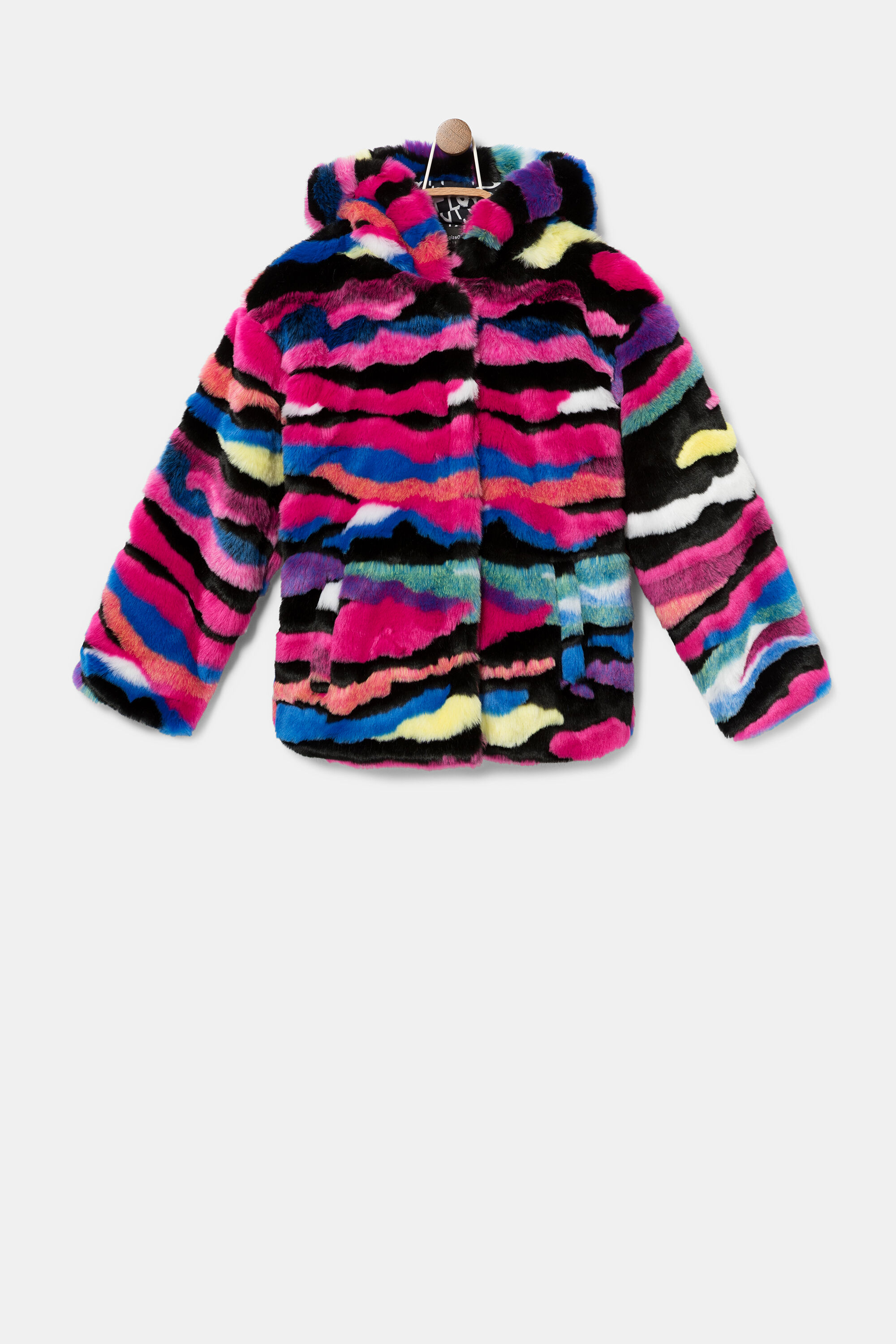 Chaqueta pelo desigual Clearance