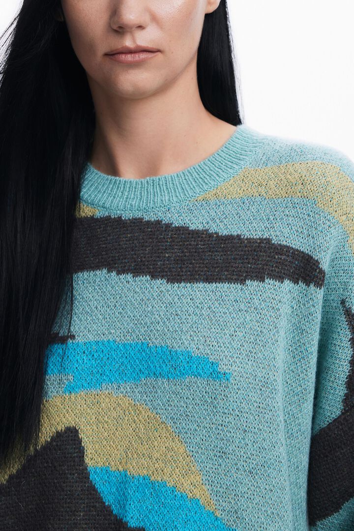 Oversize landscape sweater | Desigual