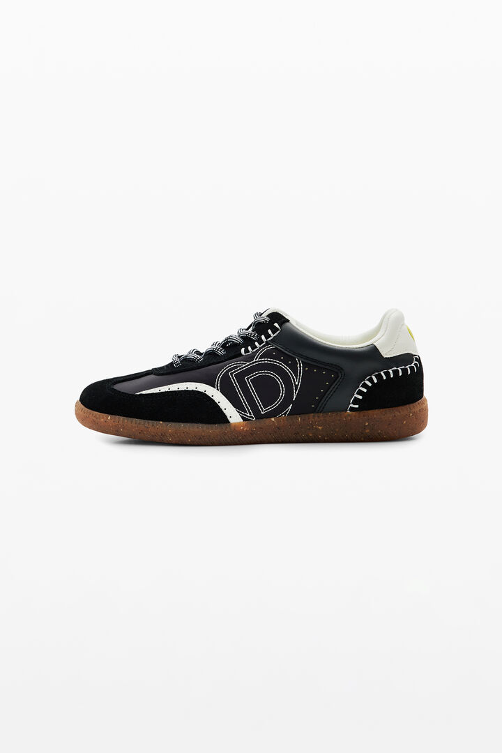 Zapatillas retro serraje