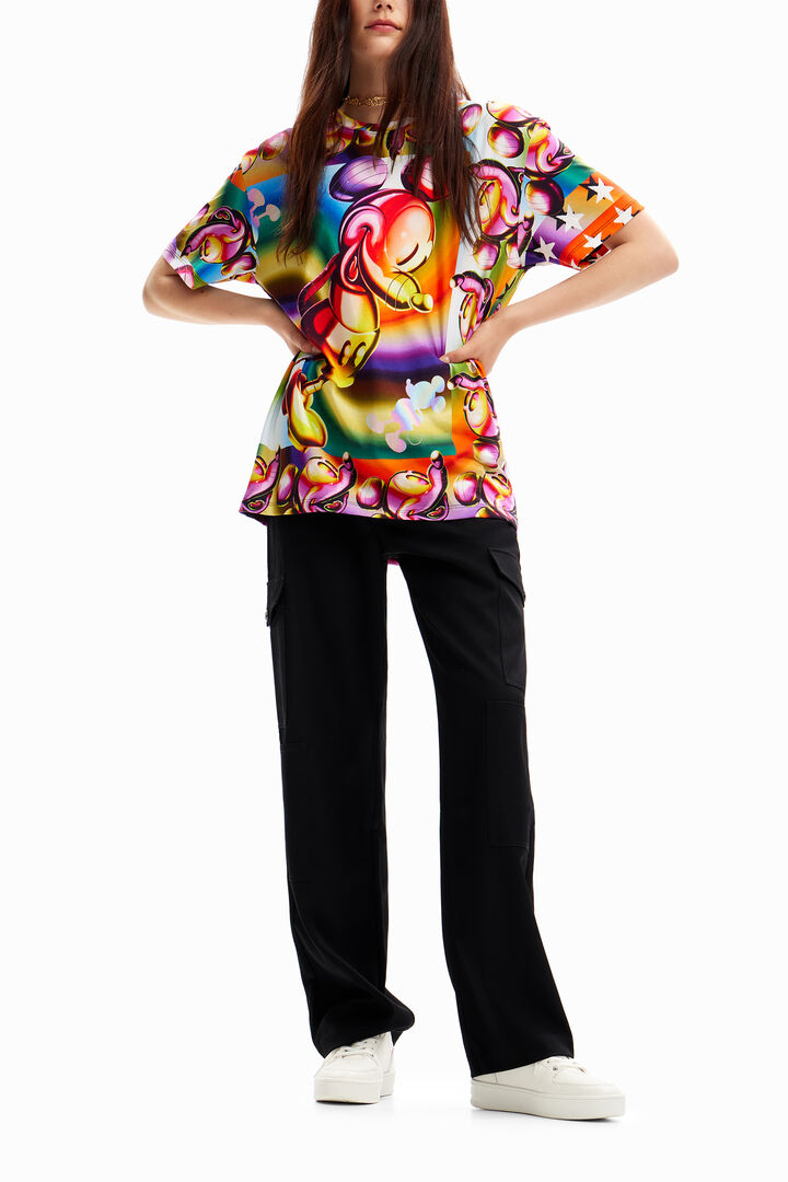 Multicolour oversize Mickey Mouse T-shirt | Desigual