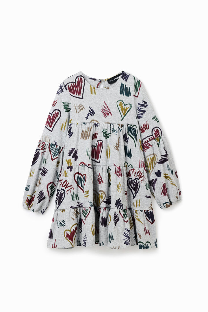 Vestido dibujos corazones | Desigual
