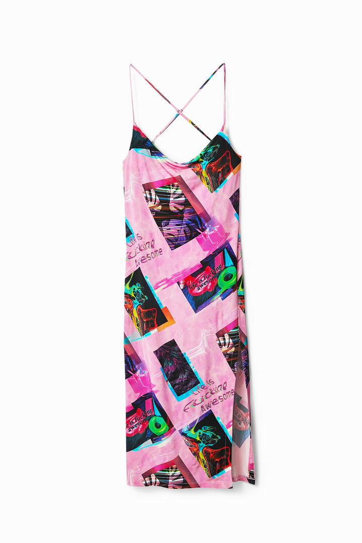 Vestido midi street art | Desigual