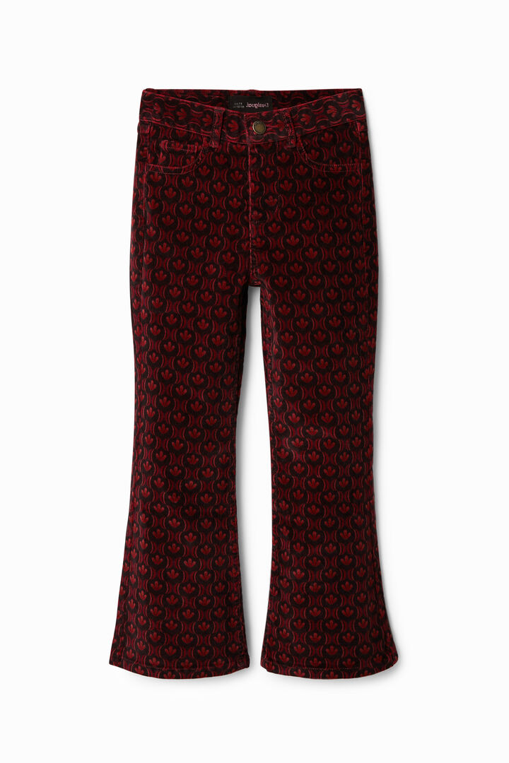 Retro corduroy trousers