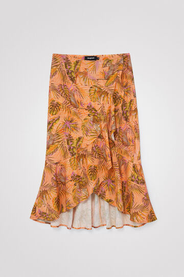 Falda de volantes tropical | Desigual