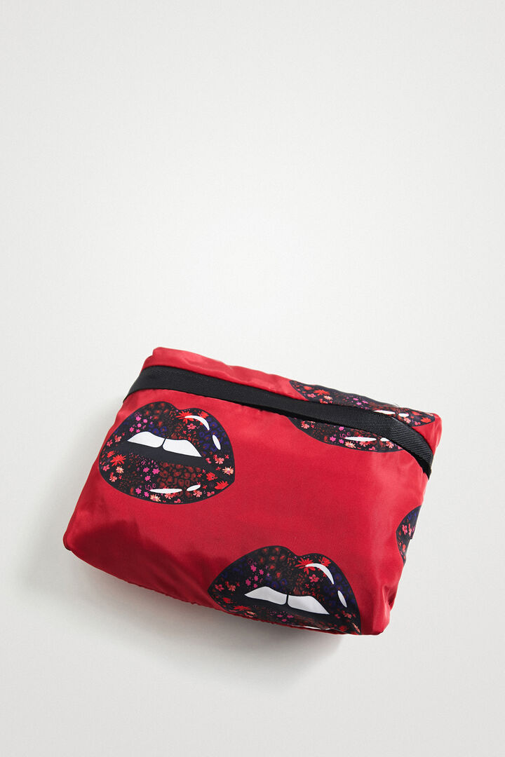 Foldable lips backpack | Desigual