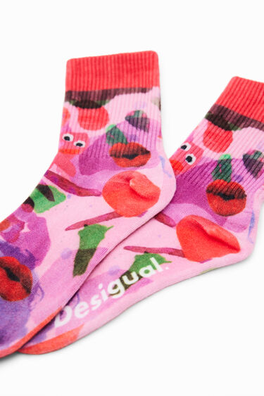 M. Christian Lacroix lips socks | Desigual