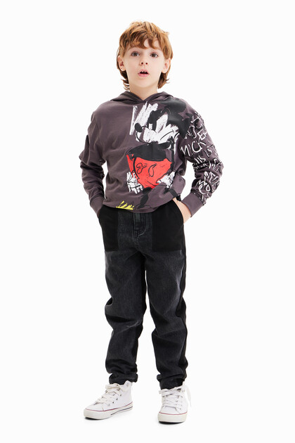 Mickey Mouse hooded T-shirt