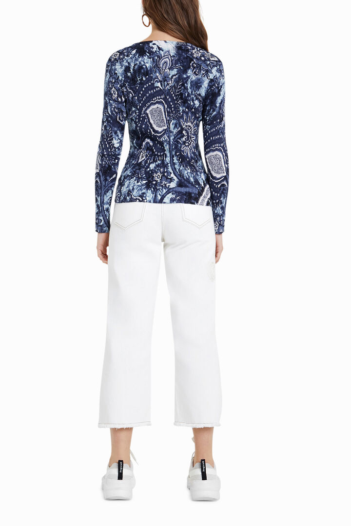 Large floral print jumper | Desigual