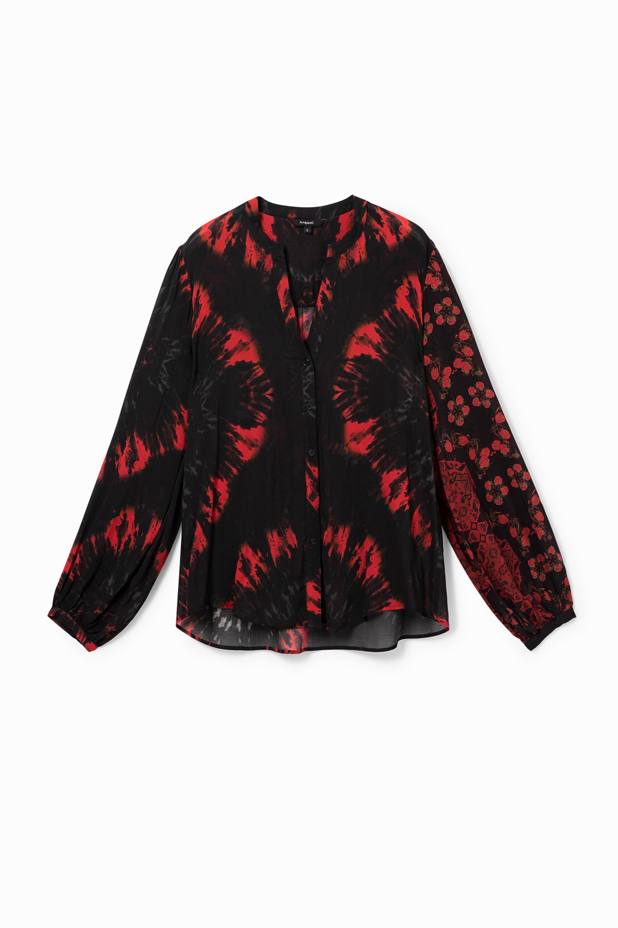 Bluse mit Batik-Mandala