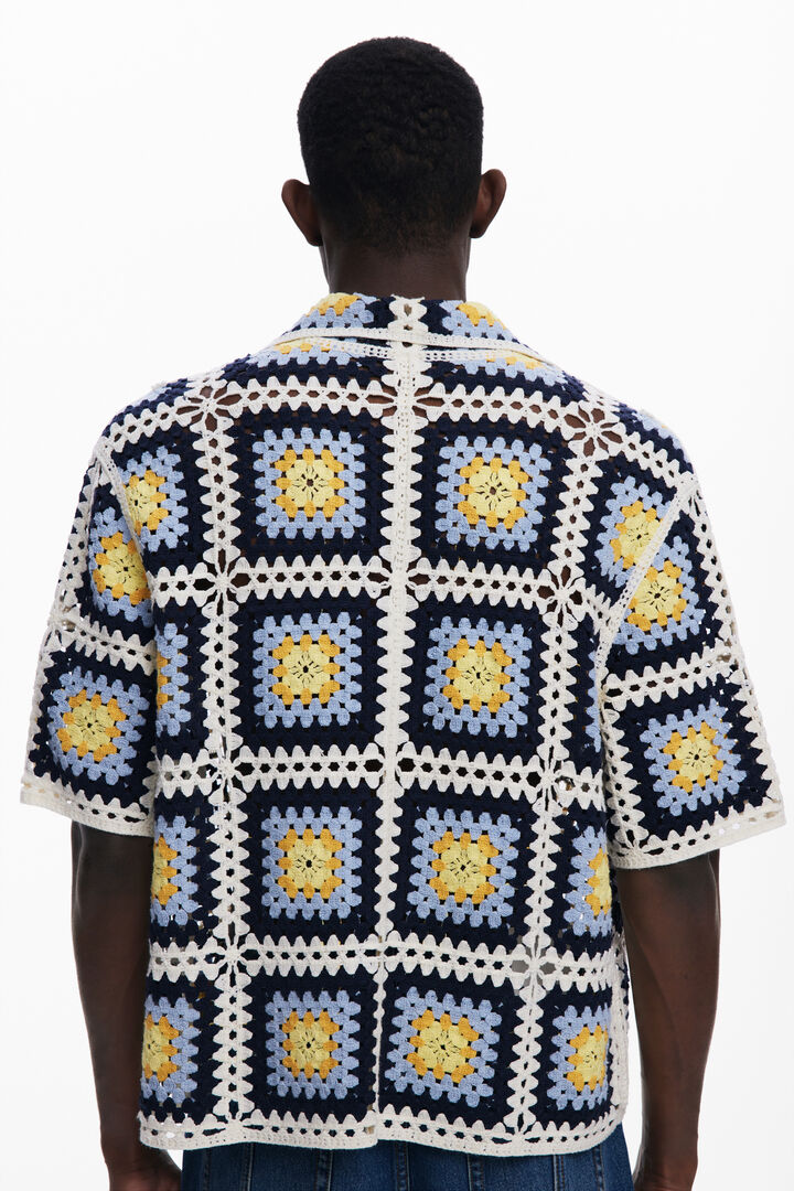 Crochet short-sleeve shirt | Desigual