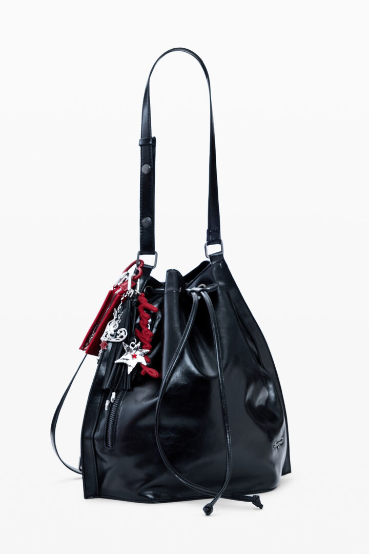 Mochila mediana brillante | Desigual