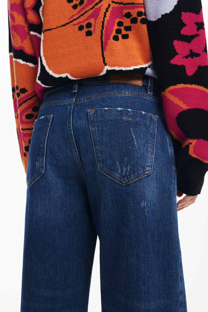 Pantalón culotte denim | Desigual