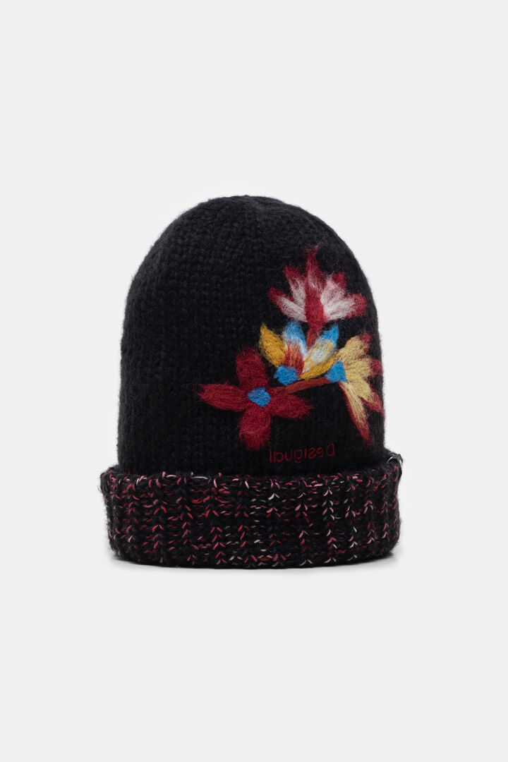 Knit cap with turn-up brim | Desigual