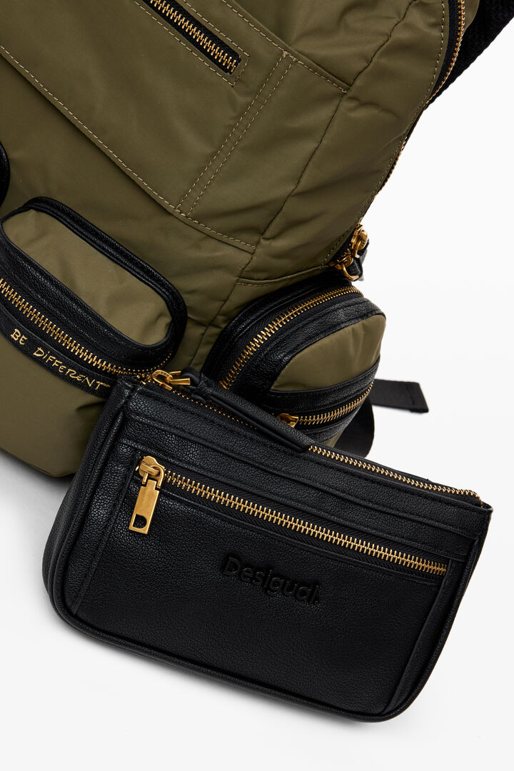 High-capacity nylon backpack | Desigual