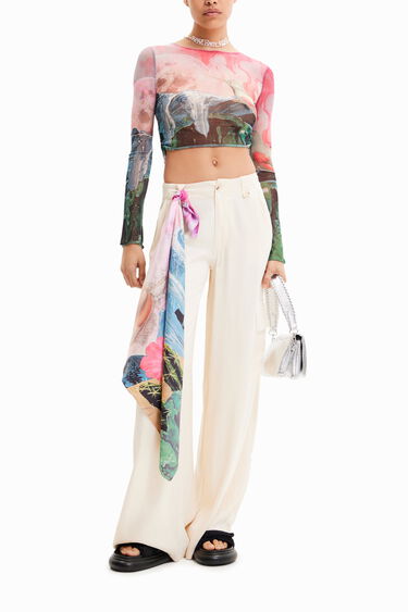 Short slim fantasy T-shirt | Desigual
