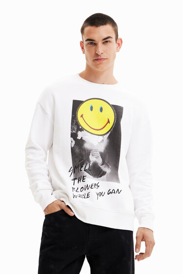 Oversized sweatshirt Smiley® | Desigual