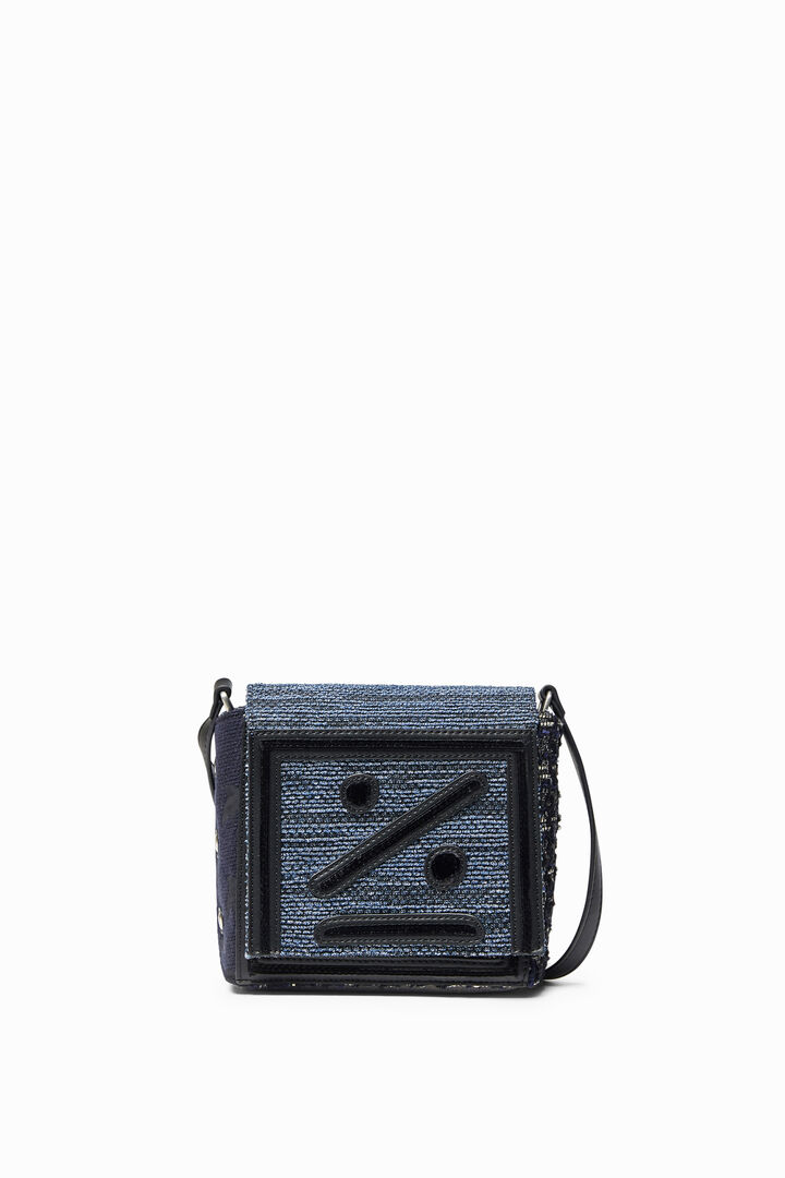 Petit sac carré visage robot | Desigual