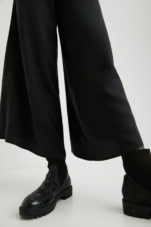 Spodnie z szerokimi nogawkami ze 100% Lyocellu | Desigual