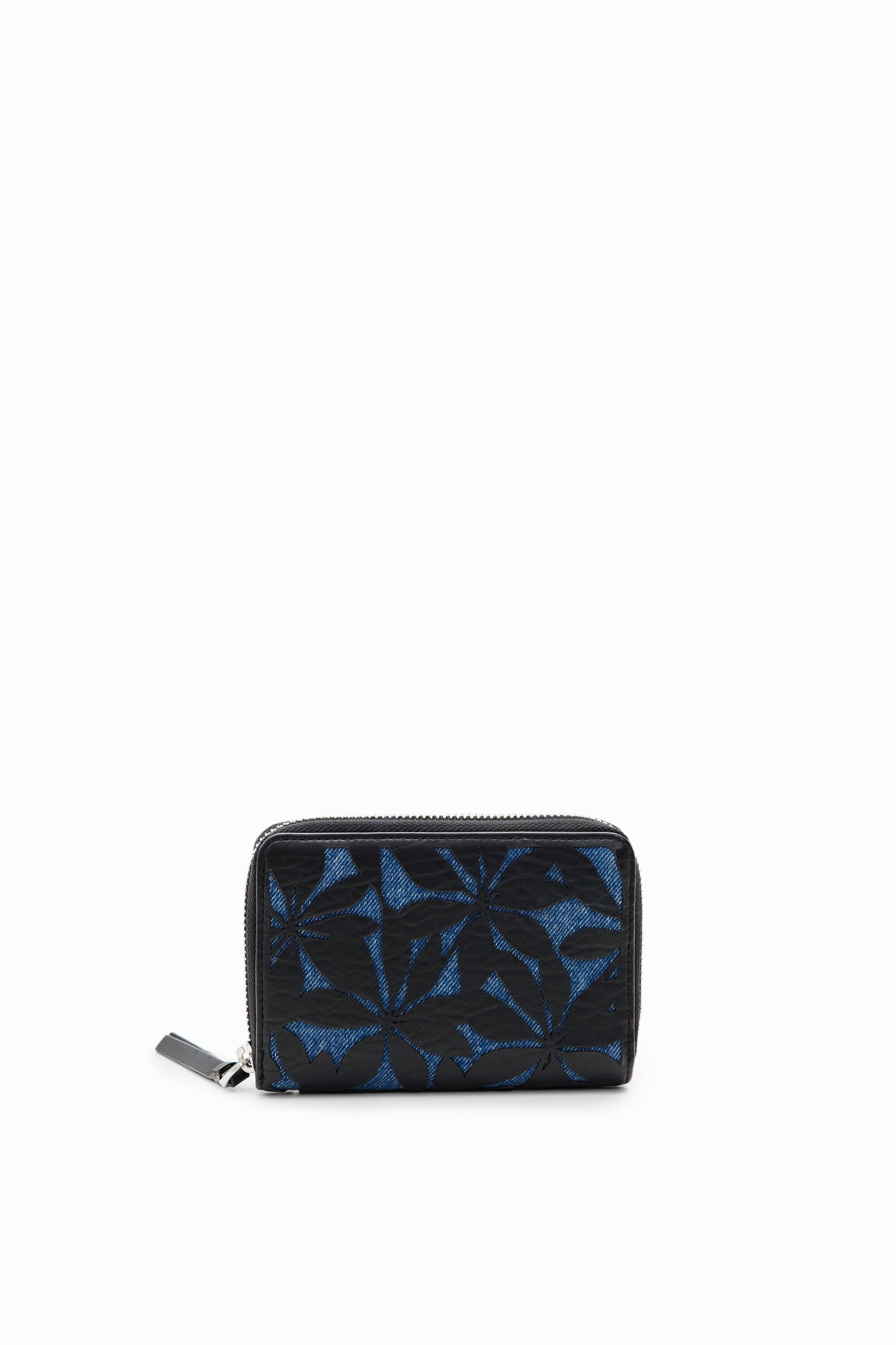 Cartera pequeña flores troqueladas